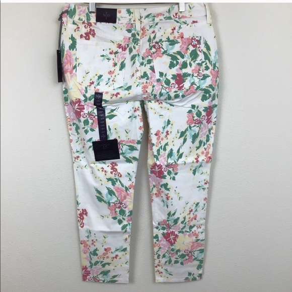 NEW NWT Not Your Daughters Jeans NYDJ Audrey Floral - Picture 4 of 8